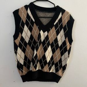 V neck sweater vest